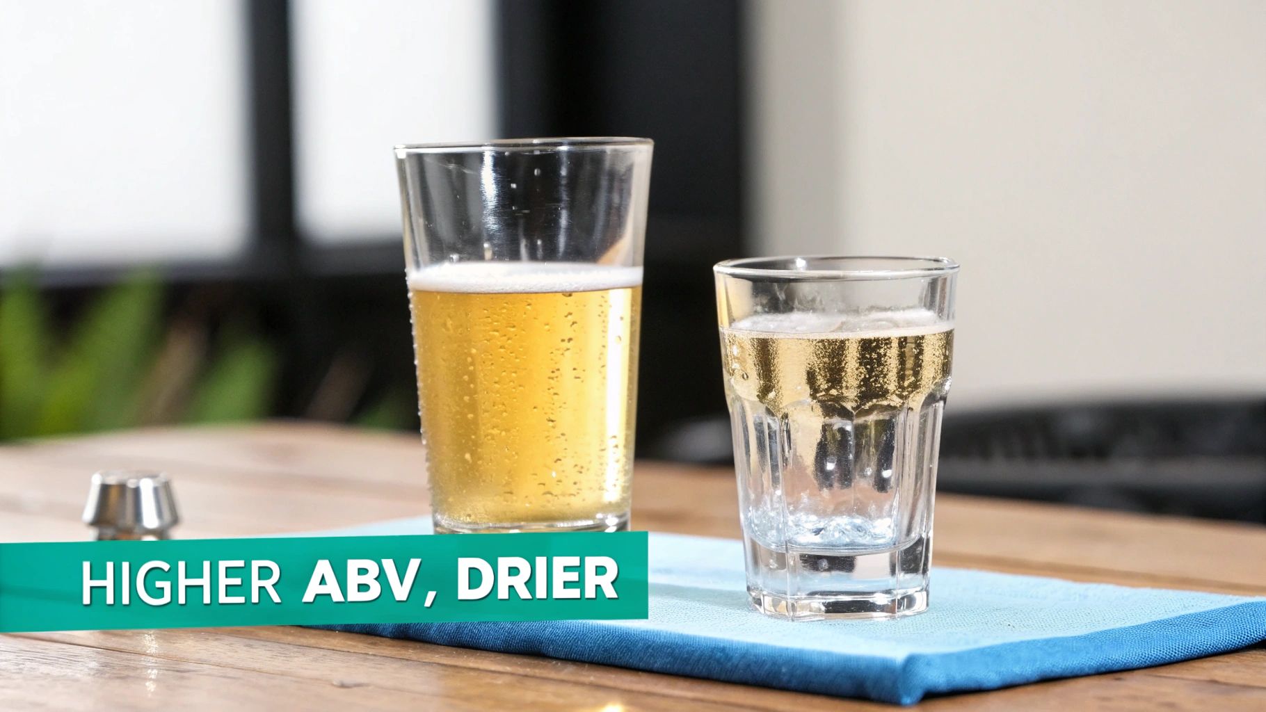 Gentle drizzle versus heavy downpour