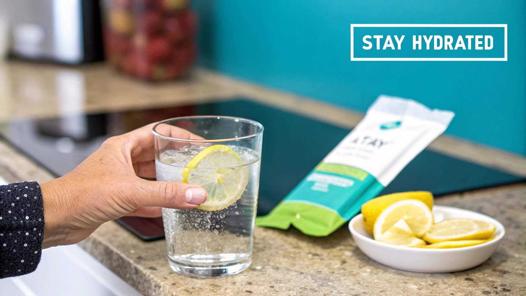 Drink Plenty of Water and Electrolytes