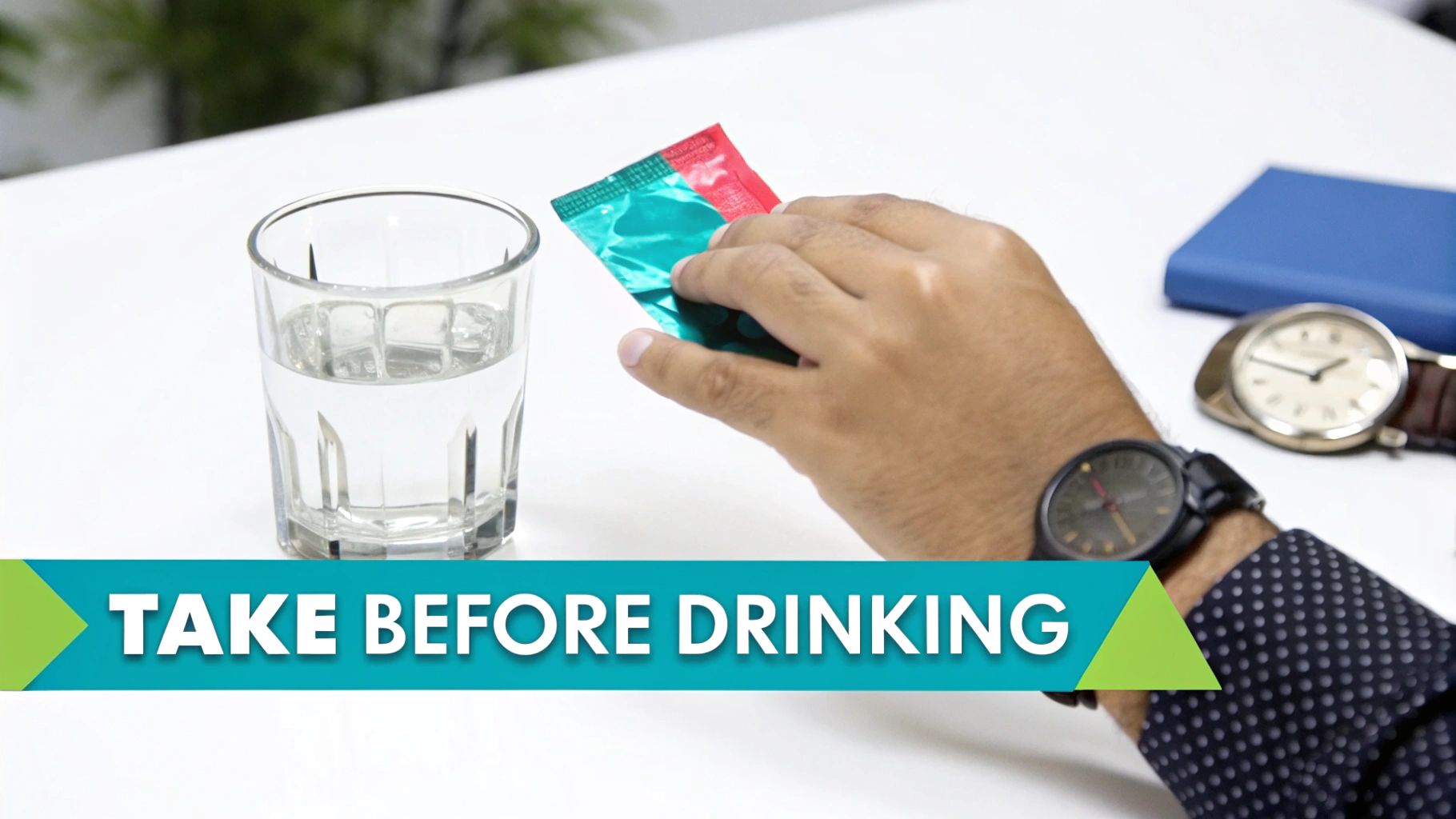 Person smiling and giving a thumbs-up gesture