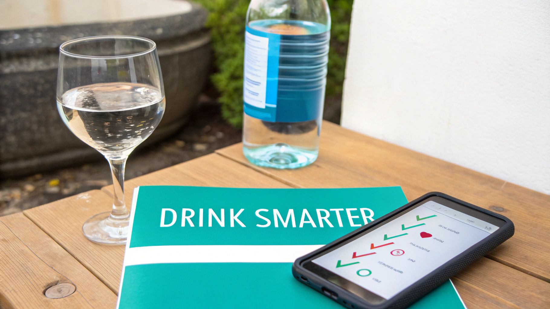 A person looking thoughtfully at a glass of wine, as if asking a question.