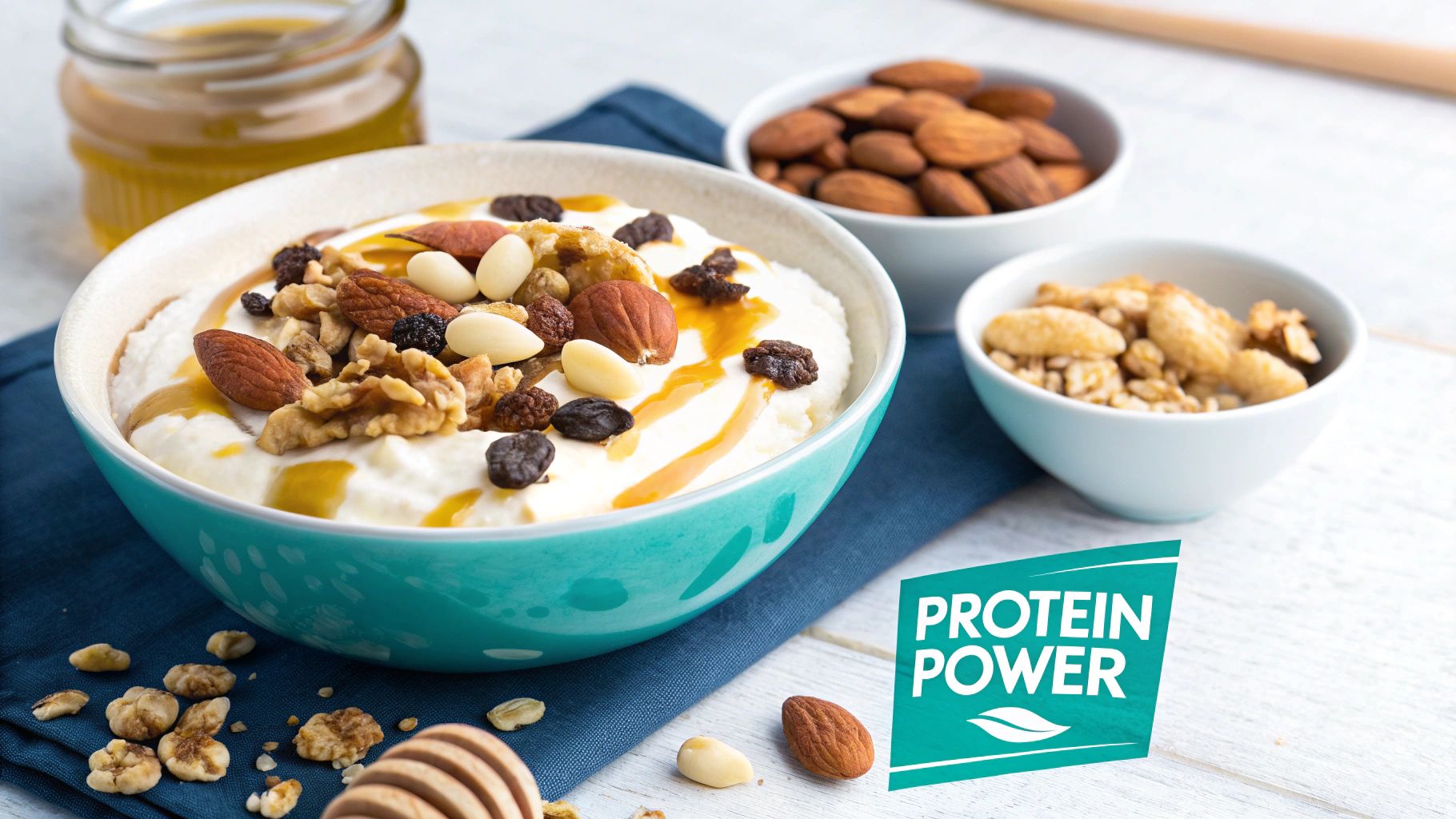 Greek Yogurt with Honey and Nuts