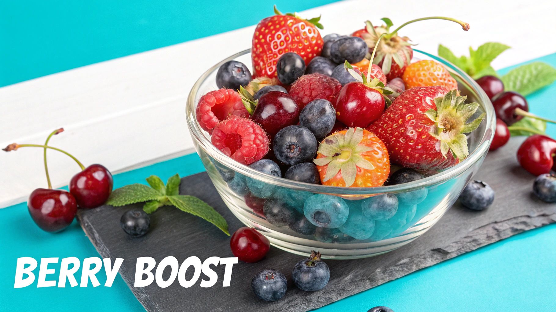 Berries (Blueberries, Strawberries, Cherries)