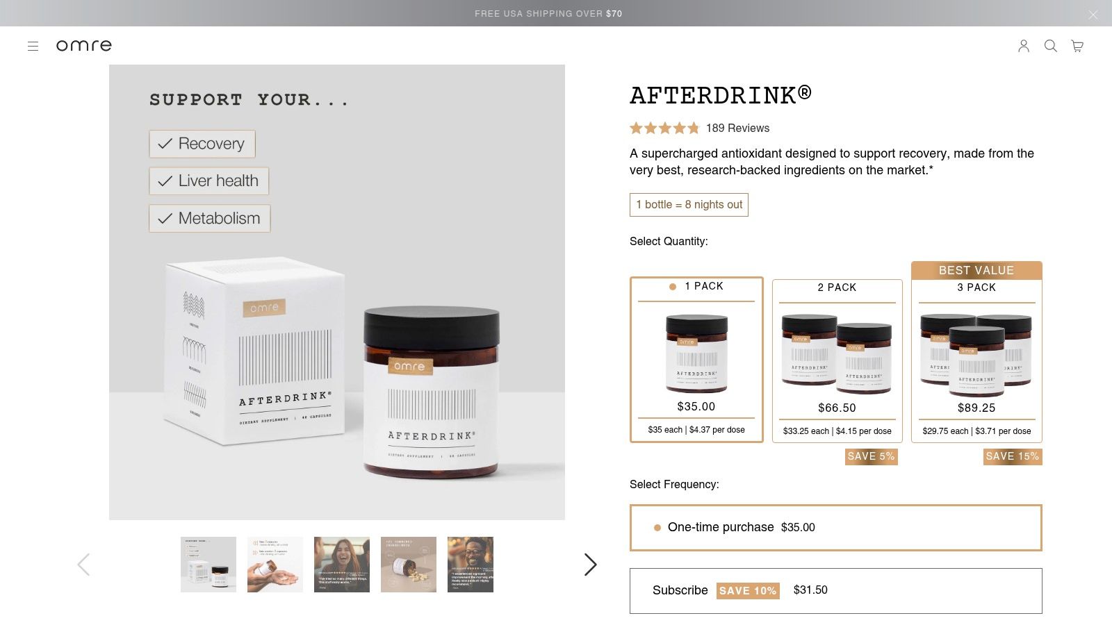 AfterDrink Official Website