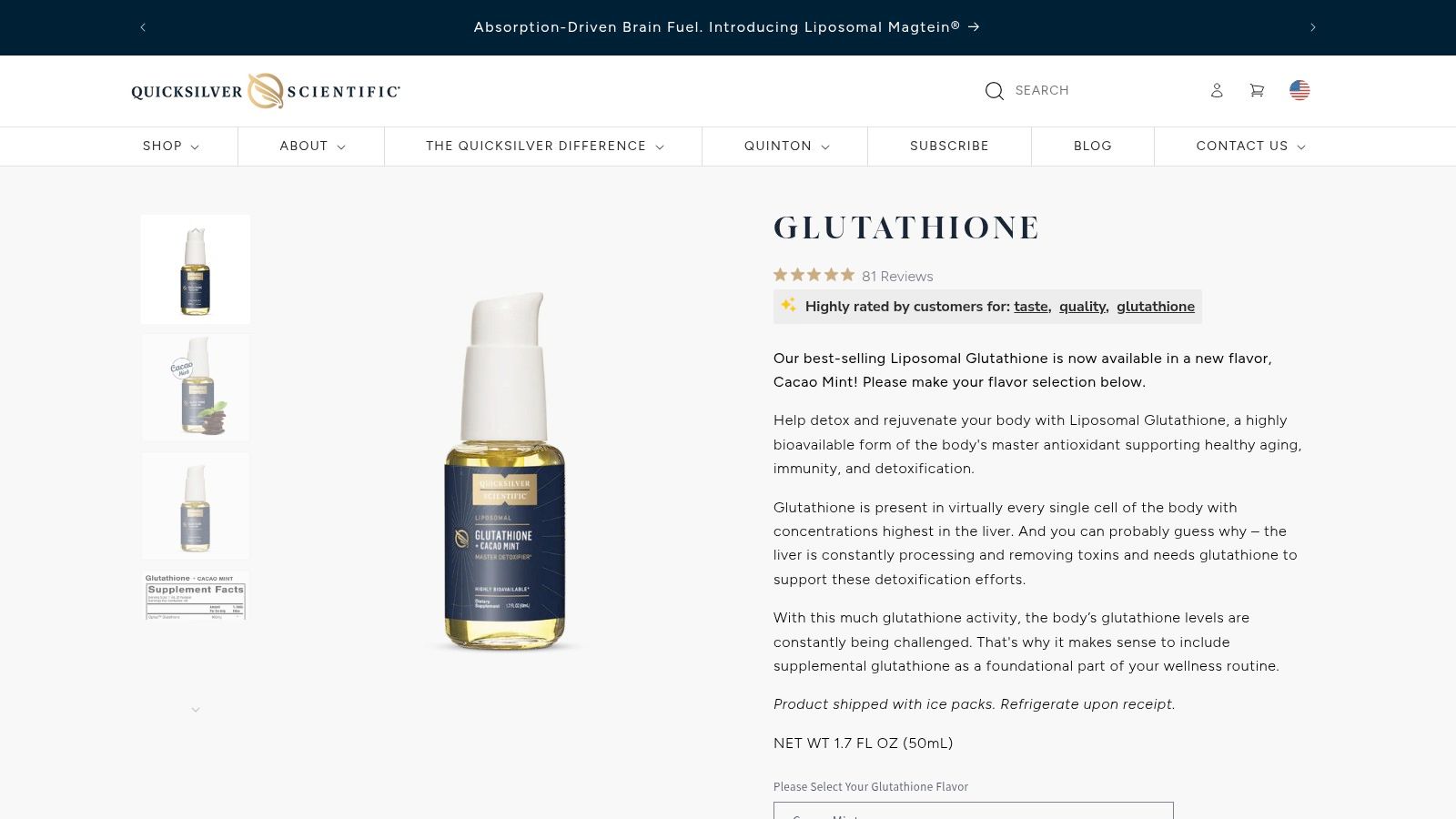 Glutathione or Glutathione Precursors
