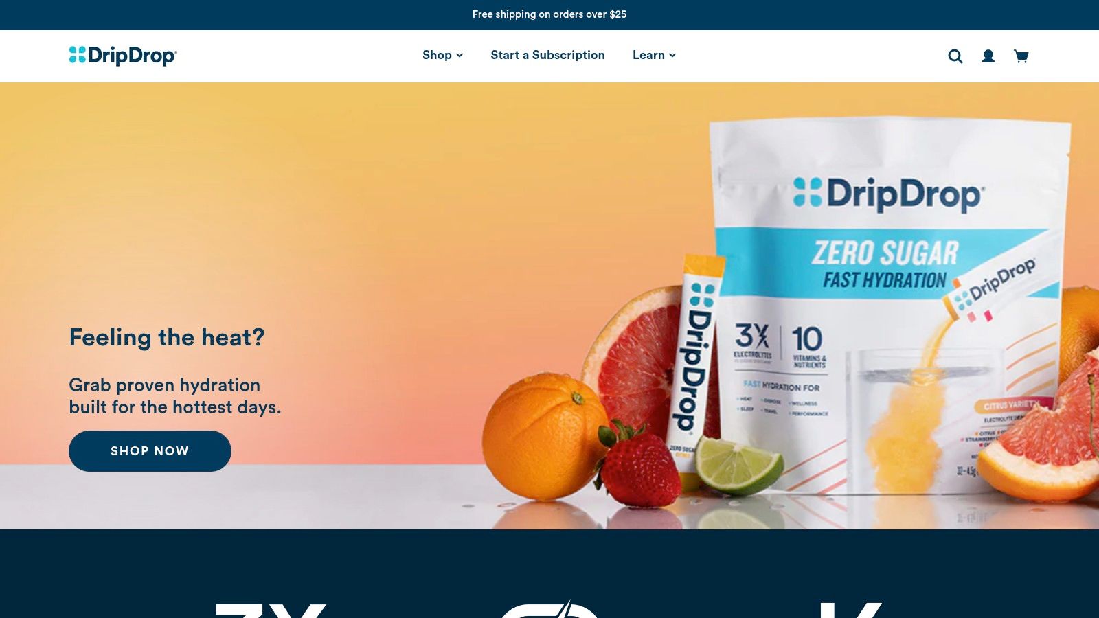 DripDrop Hydration Electrolyte Powder