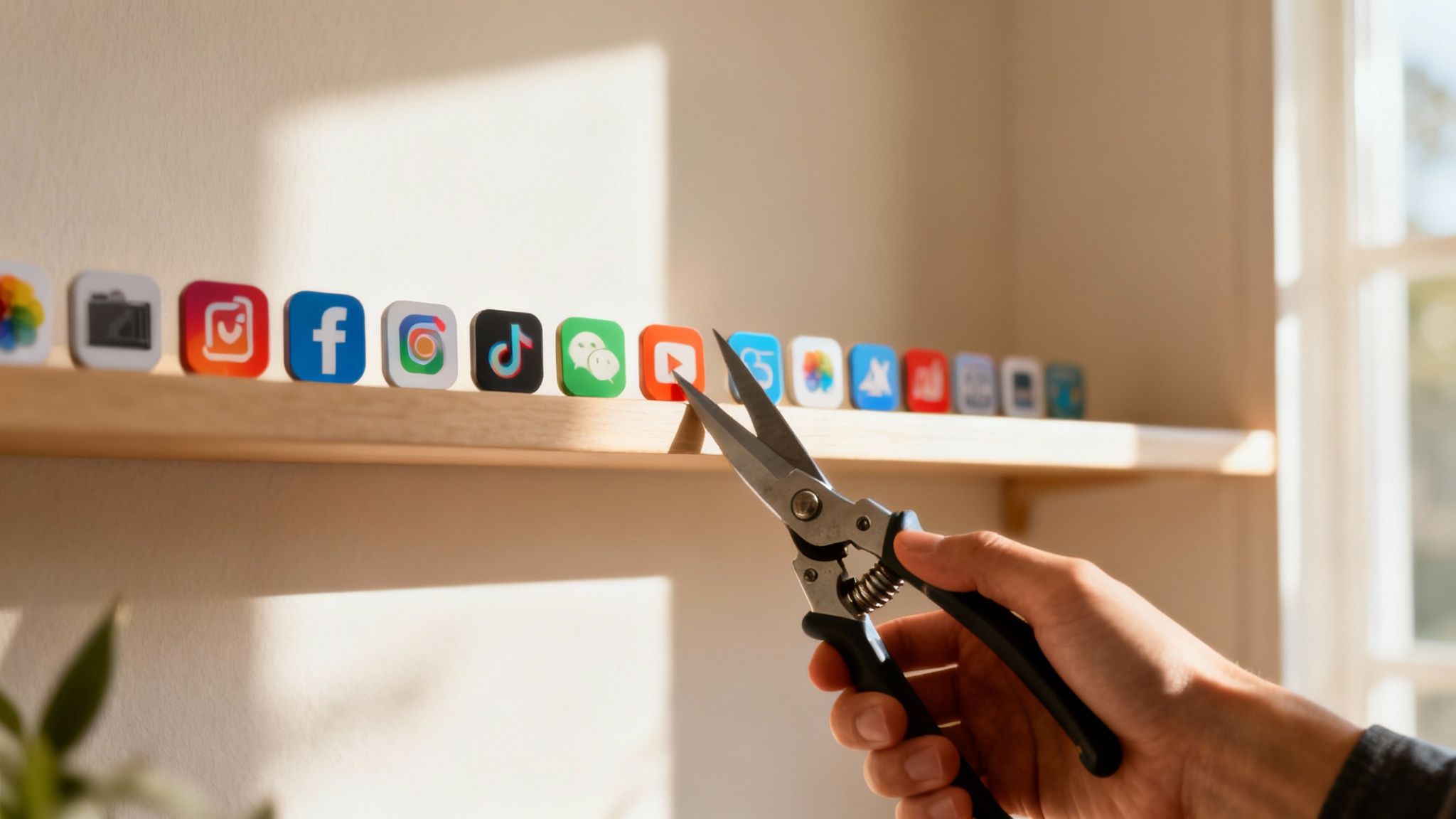 A person's hands maintaining a complex machine with interconnected gears, symbolizing the management of a Shopify app stack.