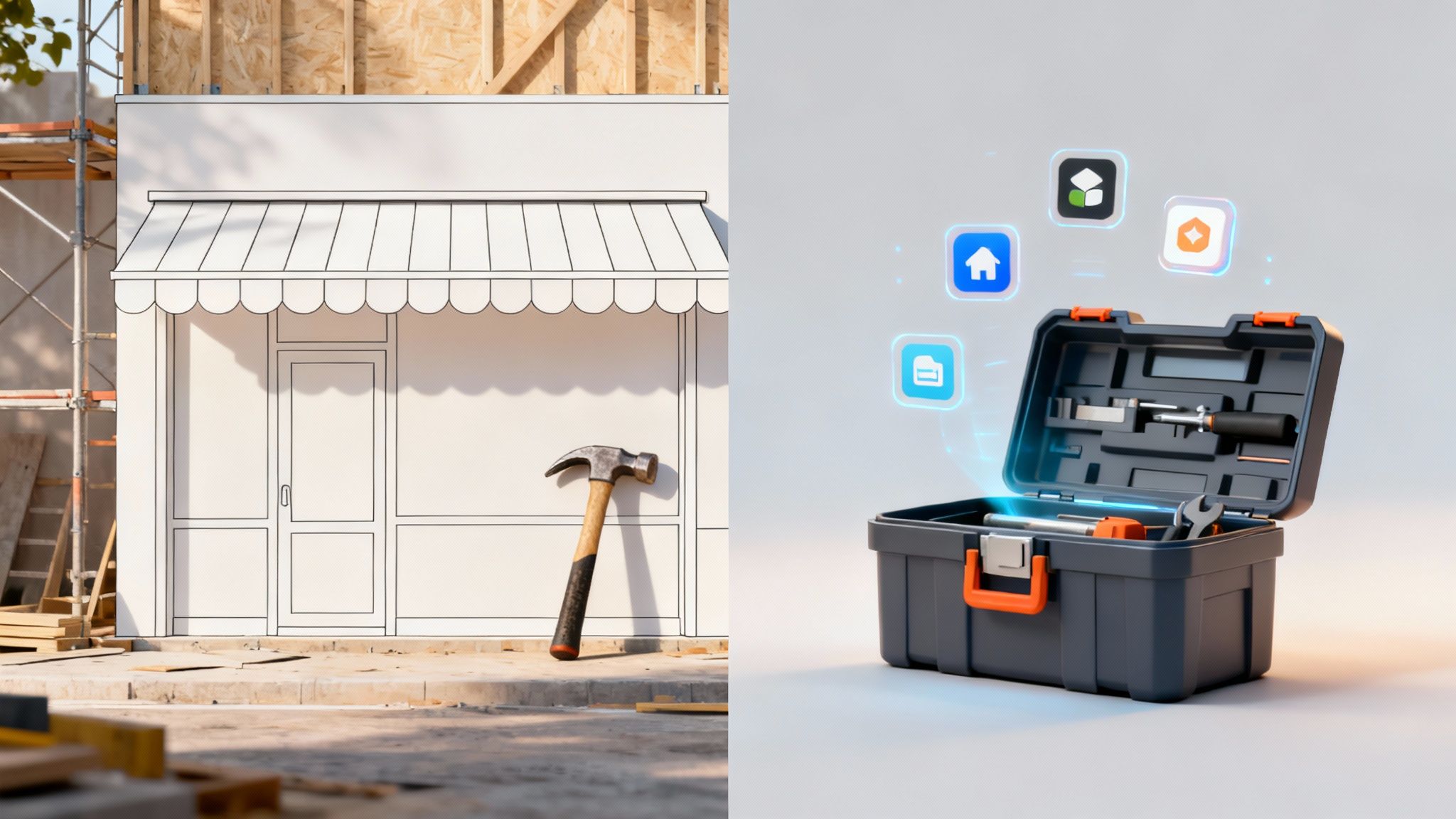 An organized display of various app icons on a digital tablet, representing a strategic Shopify app stack.