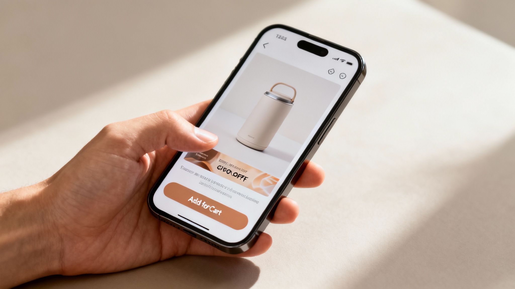 A woman shopping on her smartphone while sitting comfortably on a couch.