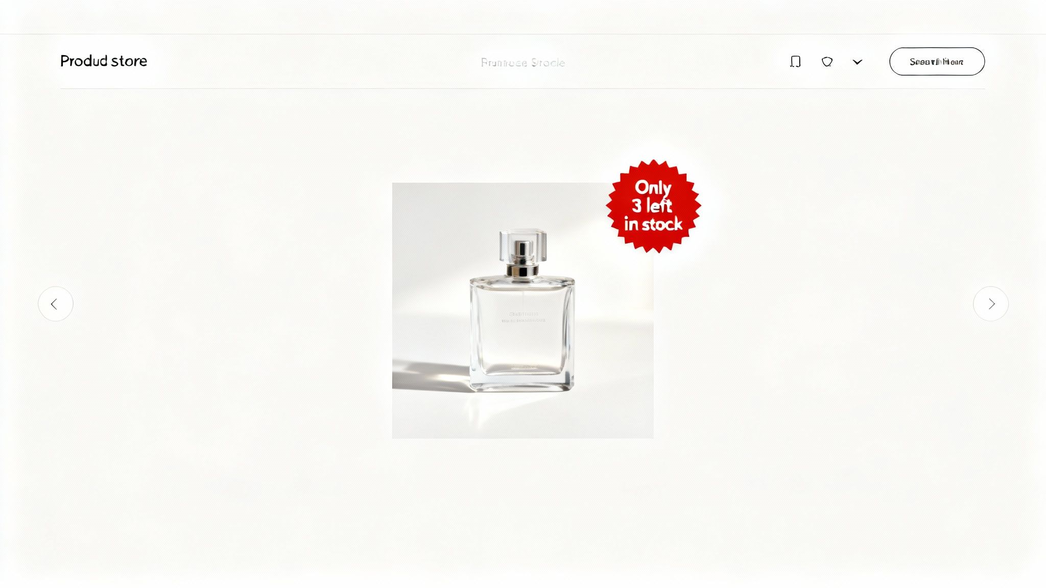 Low Stock Indicators and Inventory Alerts on a Shopify product page showing 'Only 2 left!'