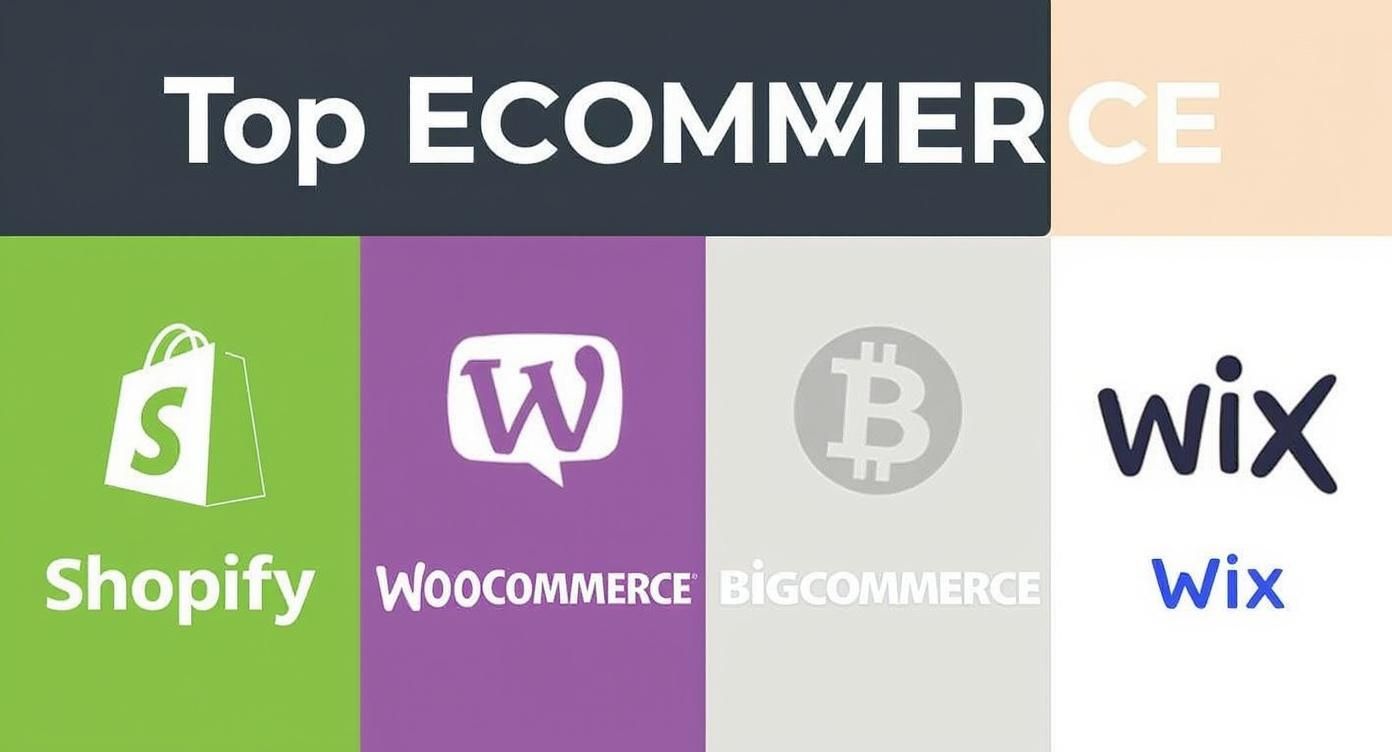 Infographic about best ecommerce platform for small business