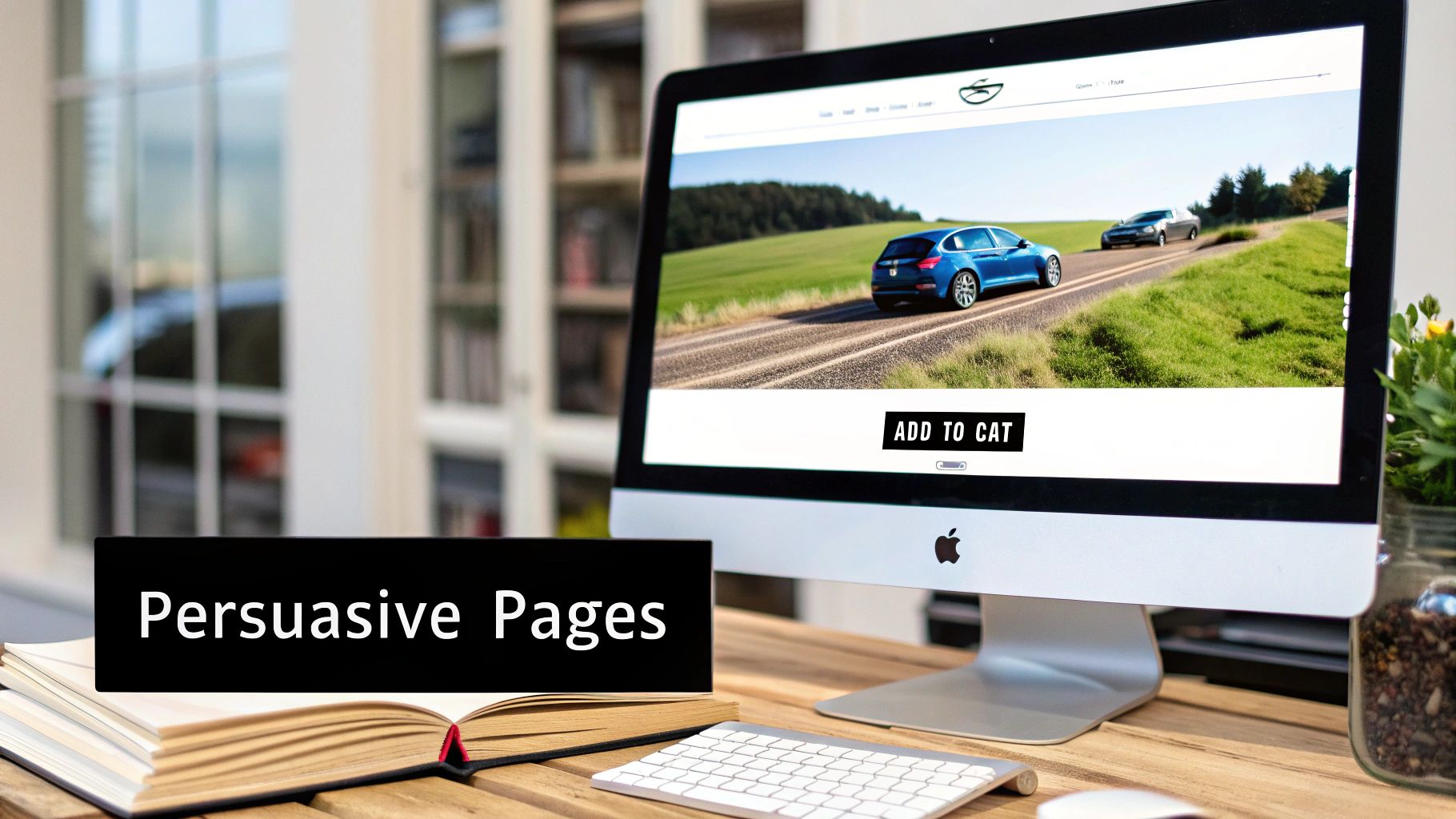 A clean and modern ecommerce product page on a tablet, showcasing high-quality images, clear pricing, and a prominent 'Add to Cart' button.