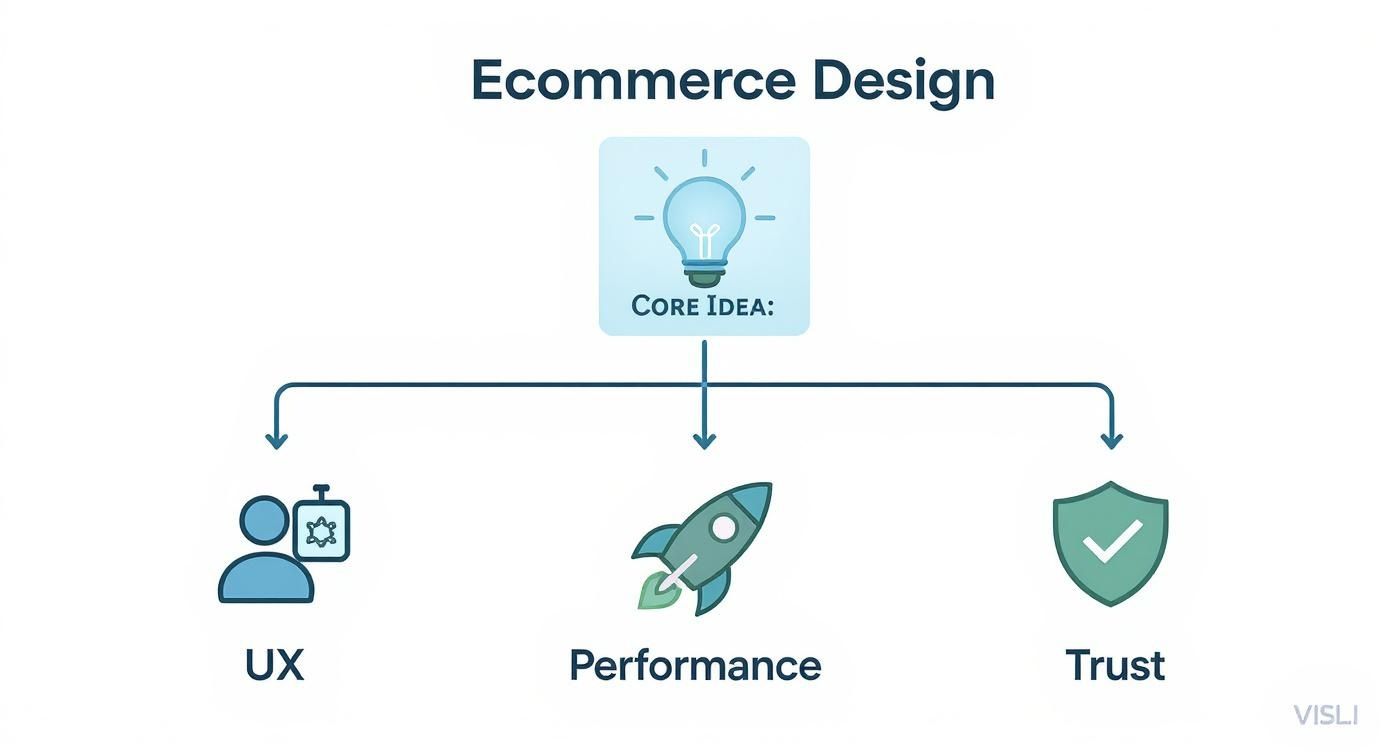 Infographic about best ecommerce website design