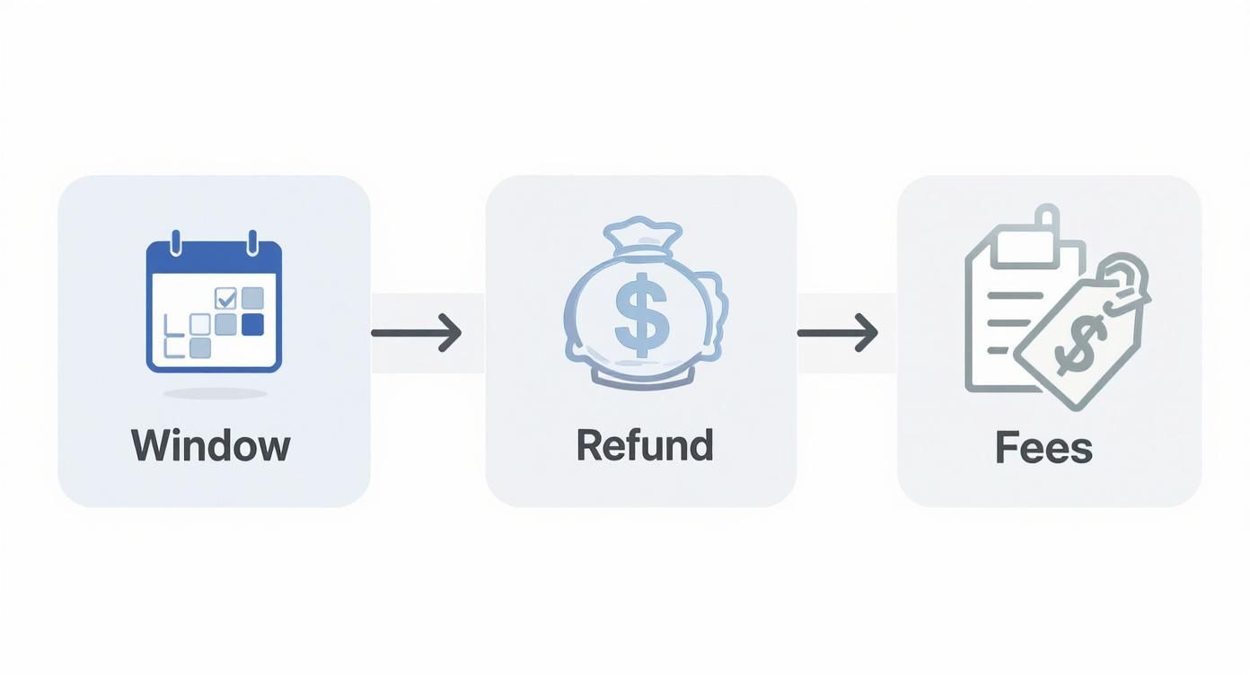 Infographic about cancellation policy sample