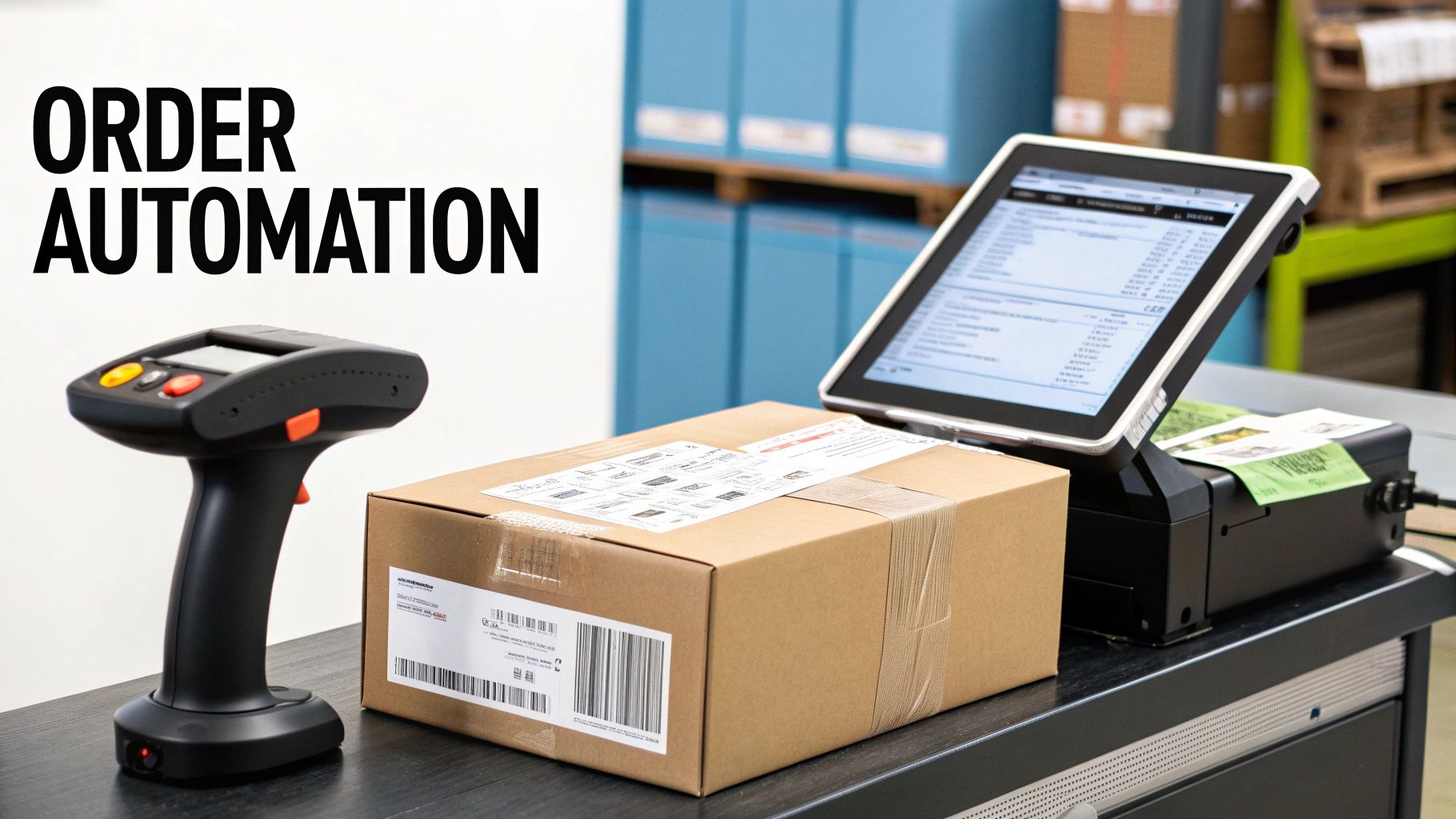 Shipping labels generation example