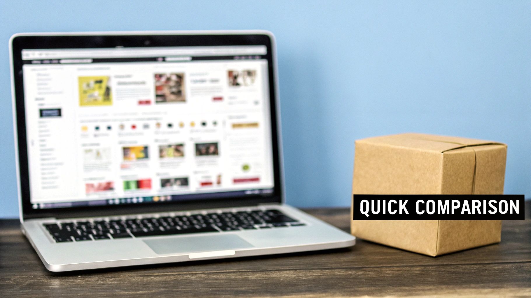 A split image showing the AliExpress logo on the left and the DHgate logo on the right, representing the choice between the two platforms.