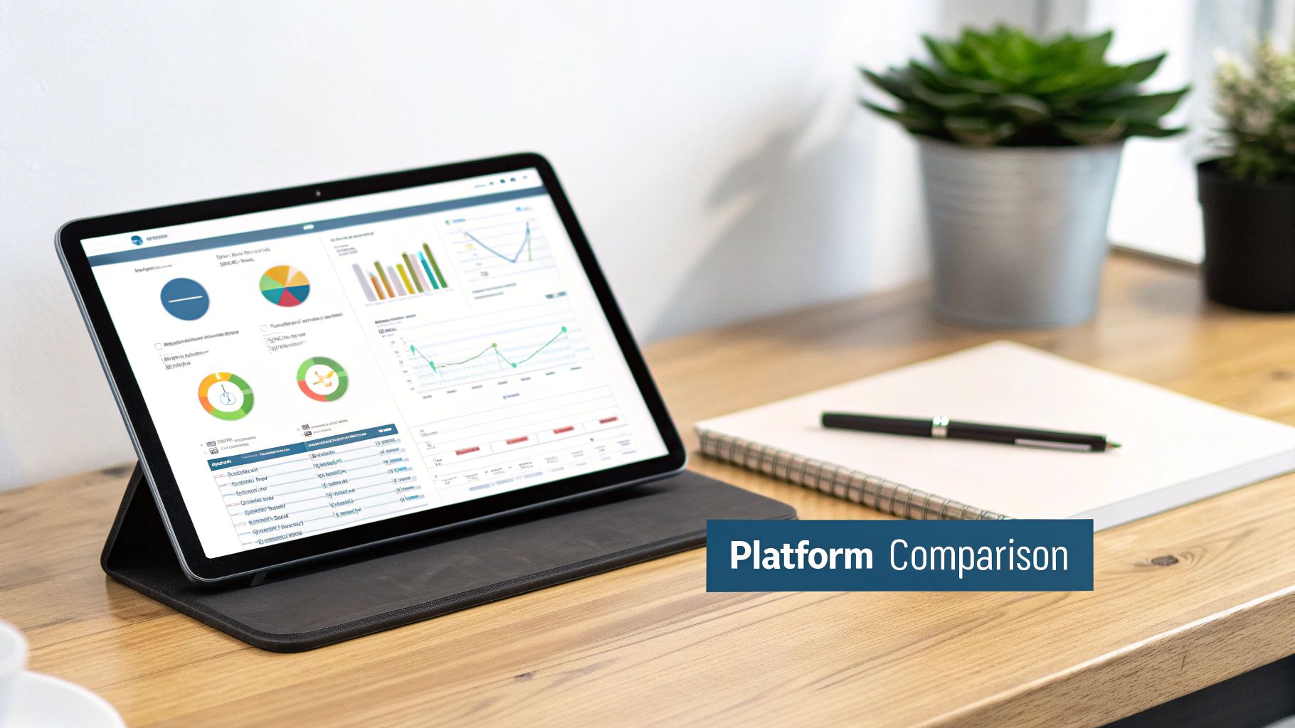 A split-screen image showing the dashboards of different ecommerce platforms, highlighting their unique user interfaces.