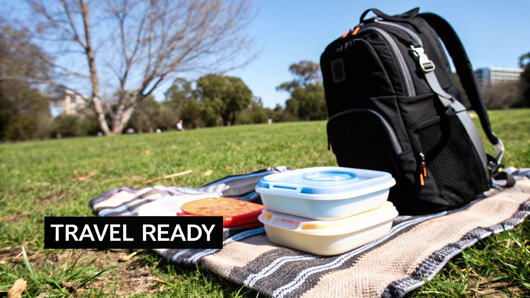 Close-up of a person washing a collapsible silicone food container in a kitchen sink.
