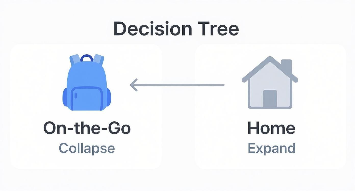 Infographic about silicone collapsible food containers