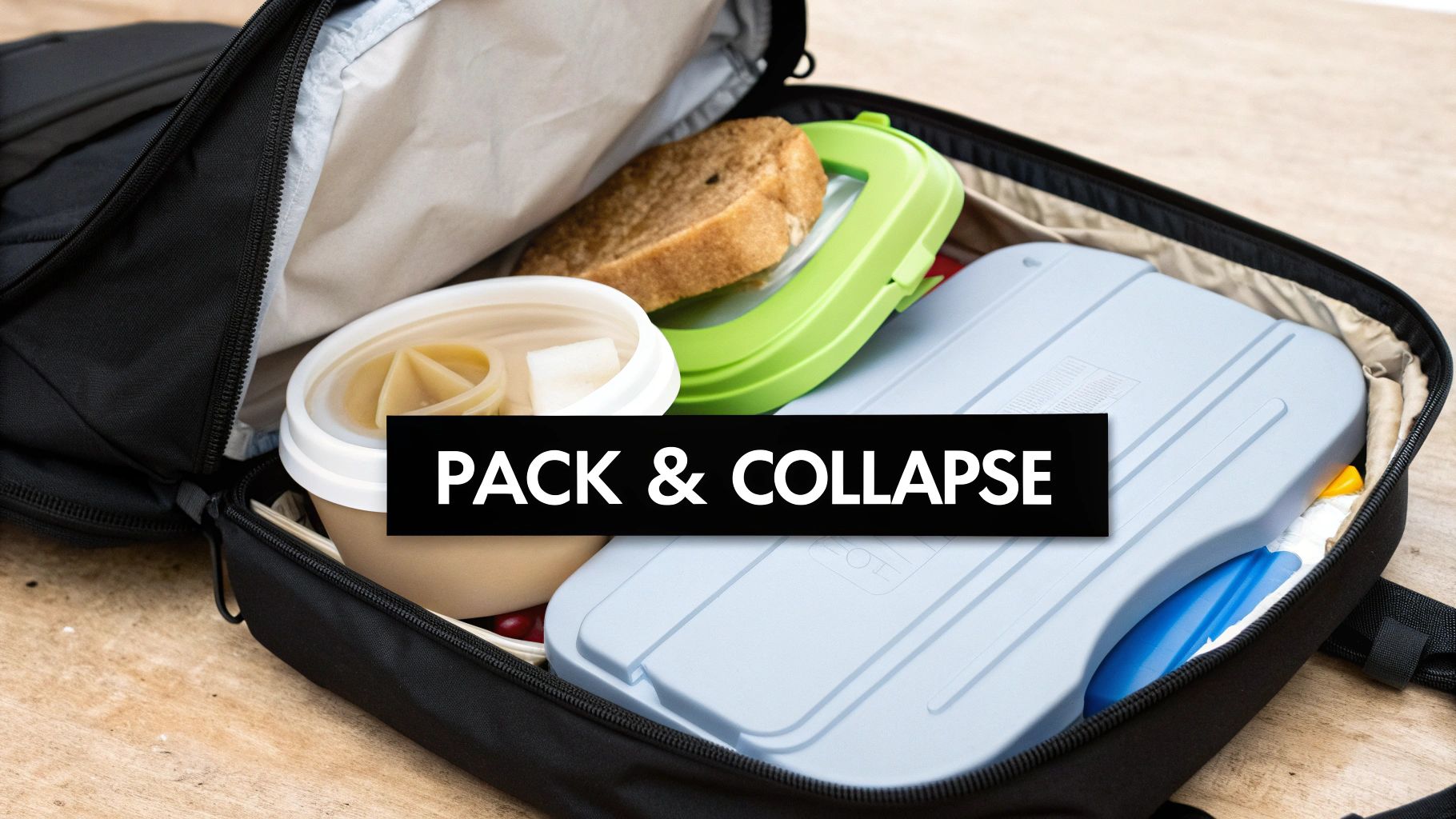 A set of nested HYDAWAY containers showing their versatility.