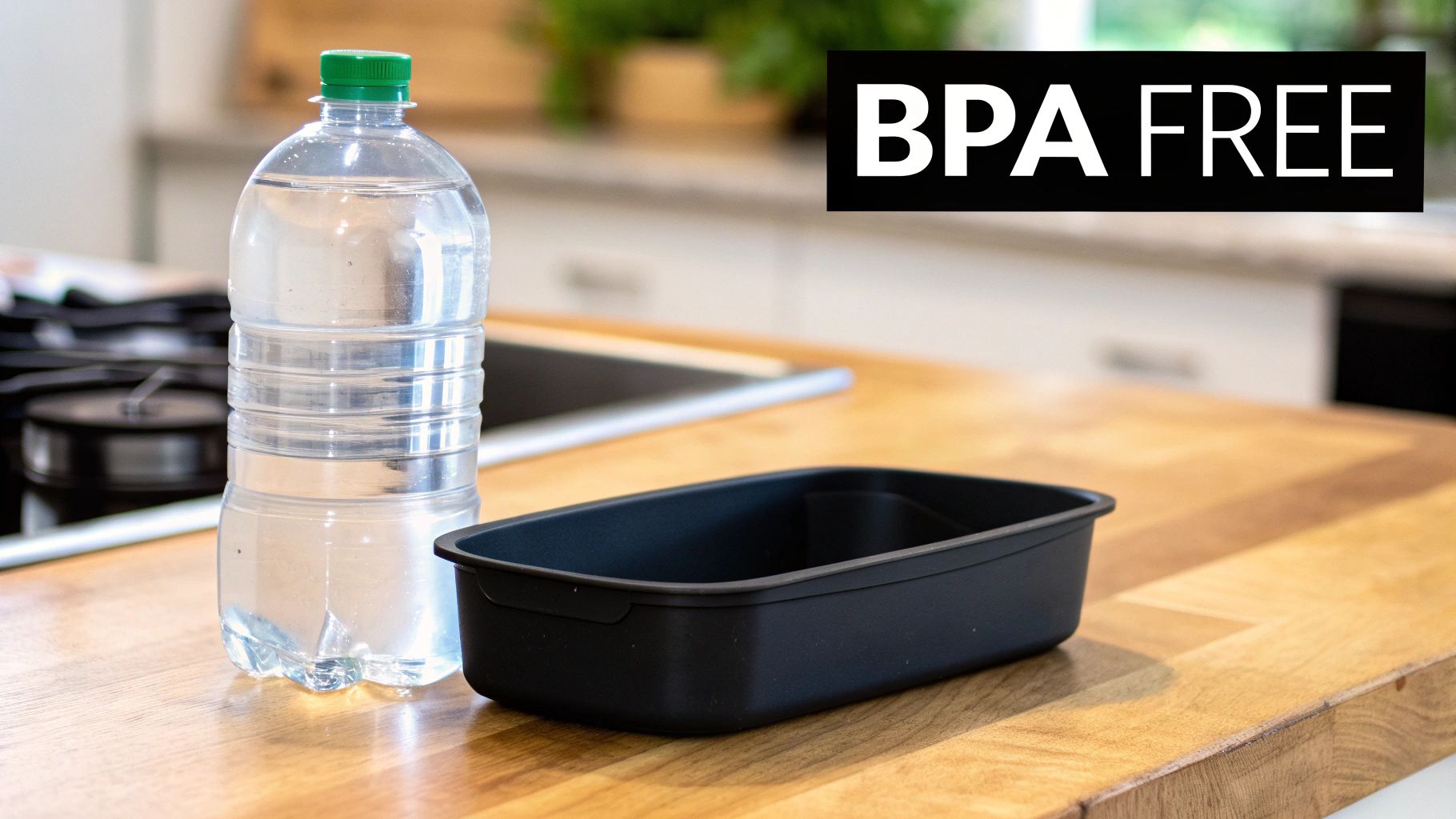 A person filling a reusable water bottle from a water fountain, illustrating a BPA-free lifestyle choice.