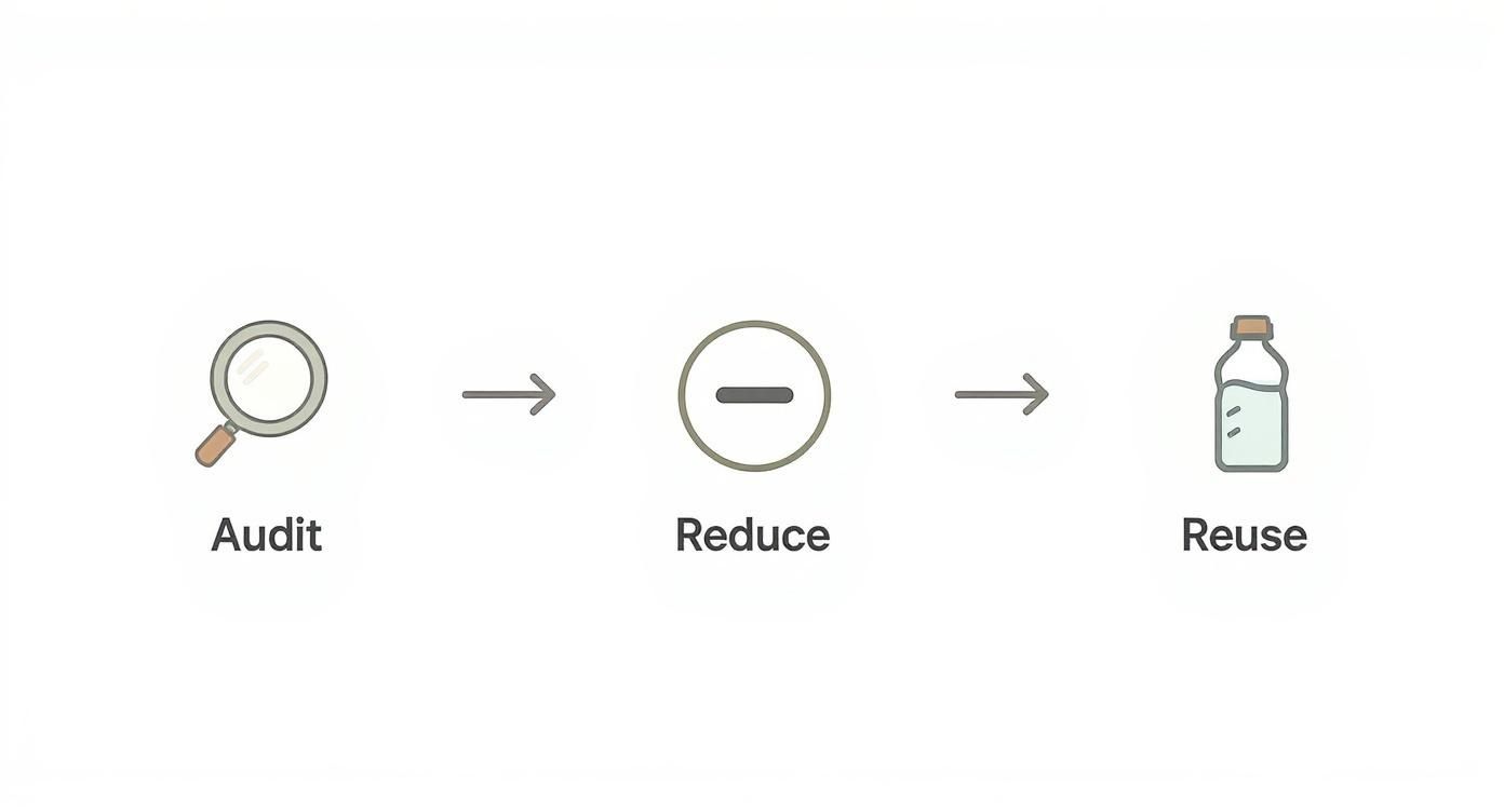 Infographic about zero waste lifestyle tips