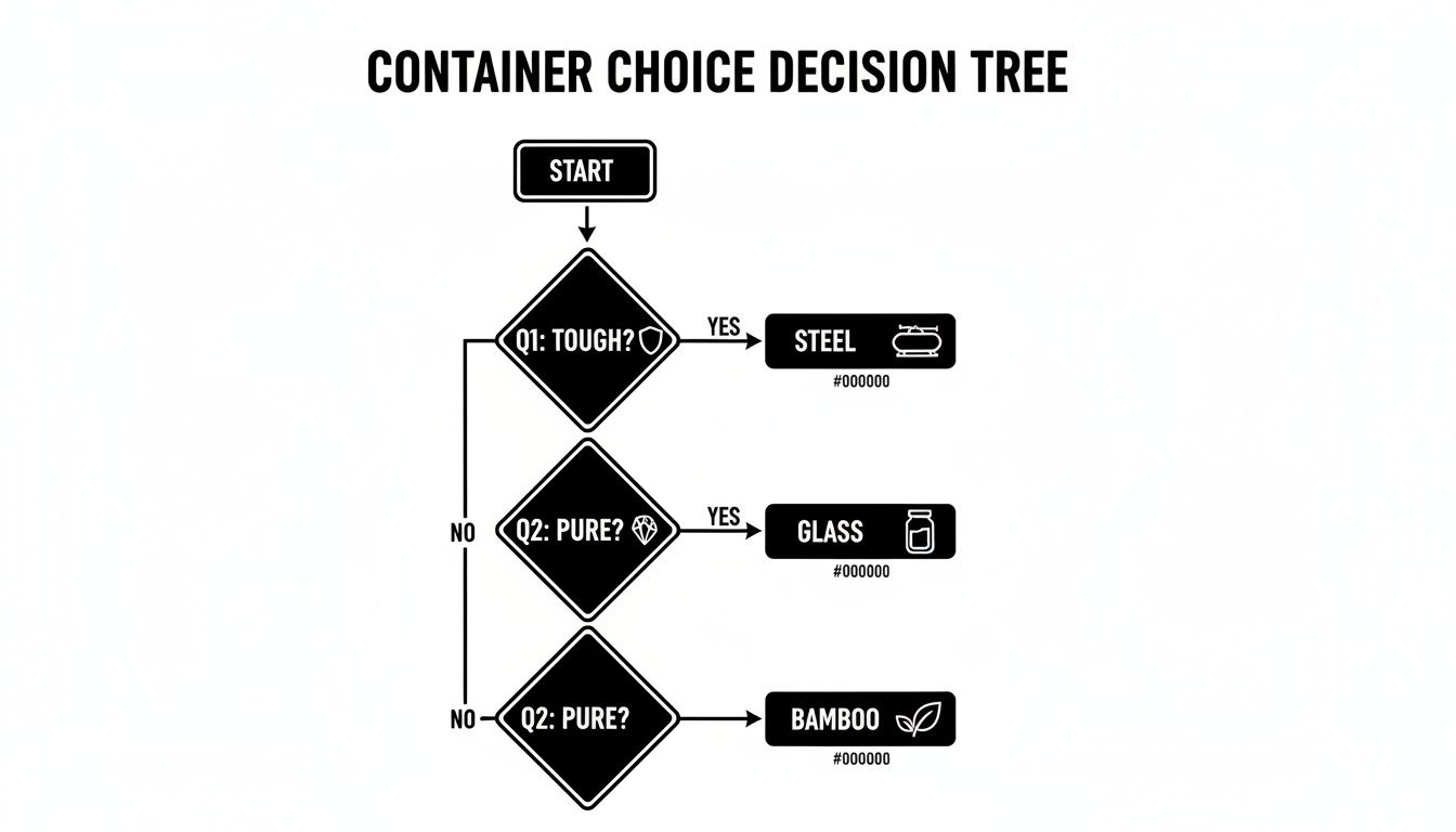 Infographic about plastic free lunch containers