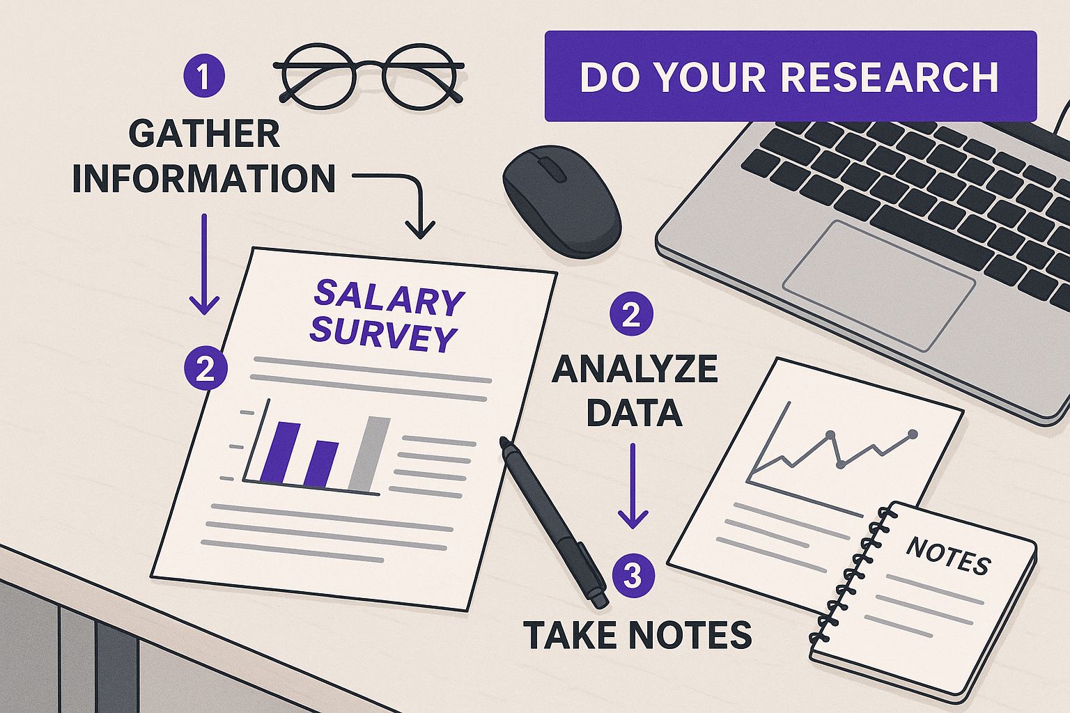 Infographic about how to negotiate job offer