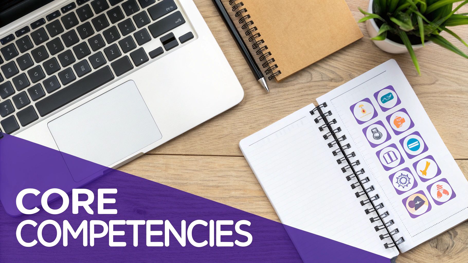 Infographic showing key elements of a Skills-Focused Professional Summary