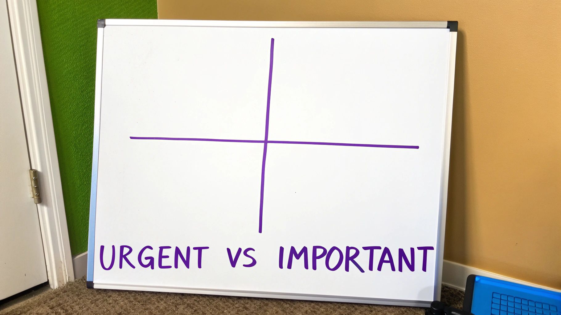 The Eisenhower Matrix (Urgent-Important Matrix)