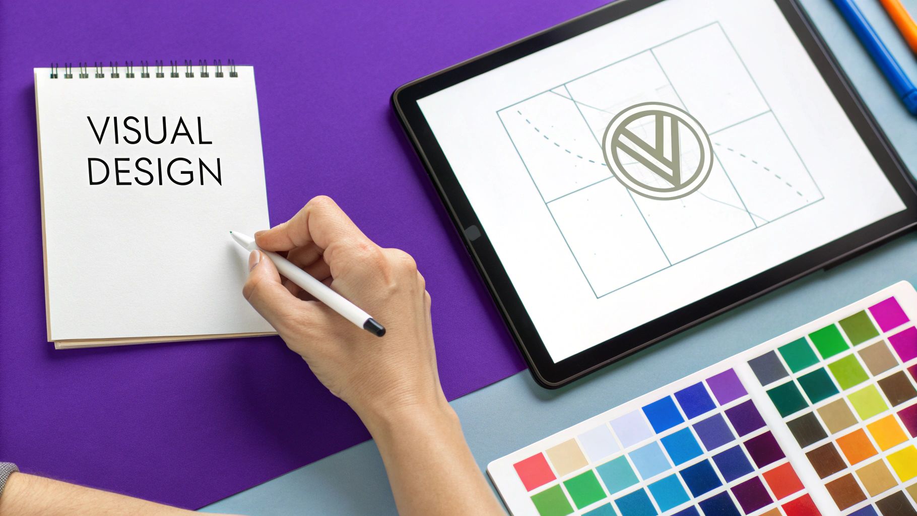 Infographic showing key data about Graphic Design