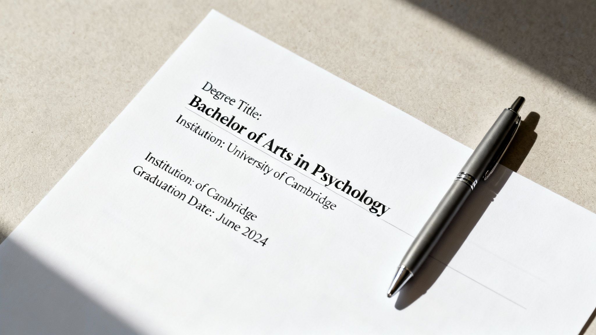 A person sitting at a desk and thoughtfully writing on a piece of paper.