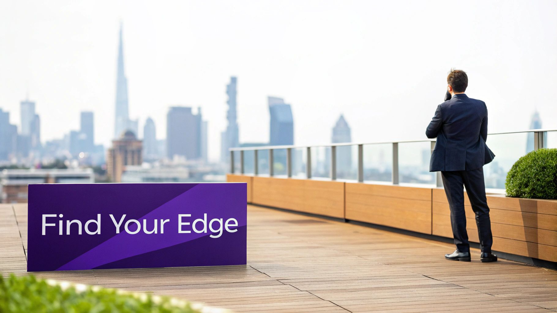 A person looking at a transparent board with charts and graphs, symbolizing career planning.