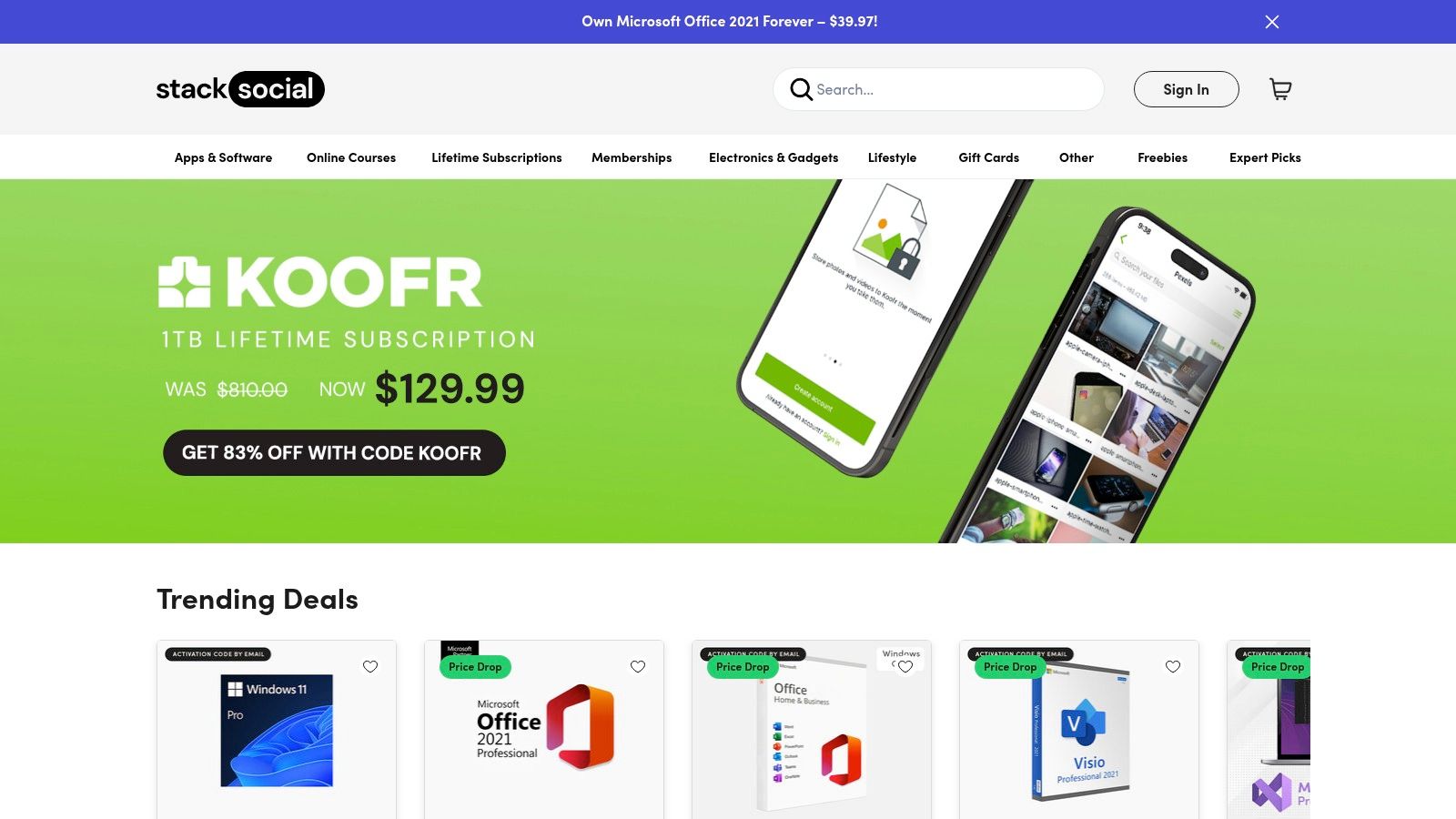 StackSocial – Deals marketplace featuring Chrome-extension-based tools