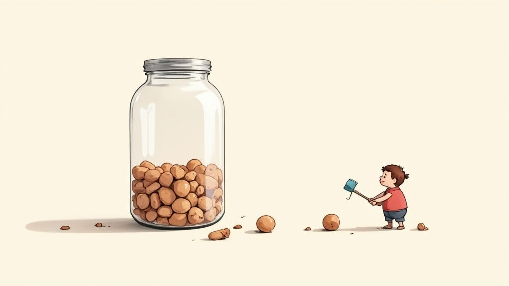 Textured Rice and Beans Exploration Bin