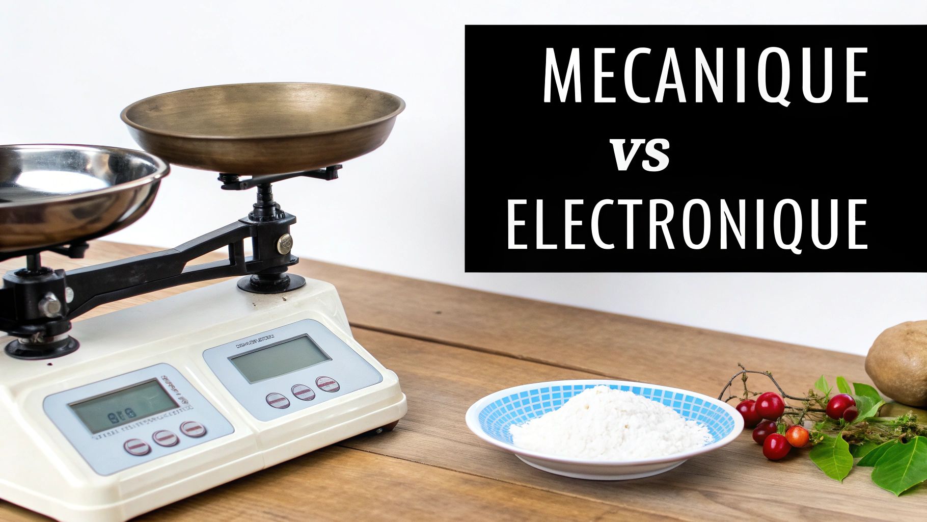 Collection de balances de cuisine