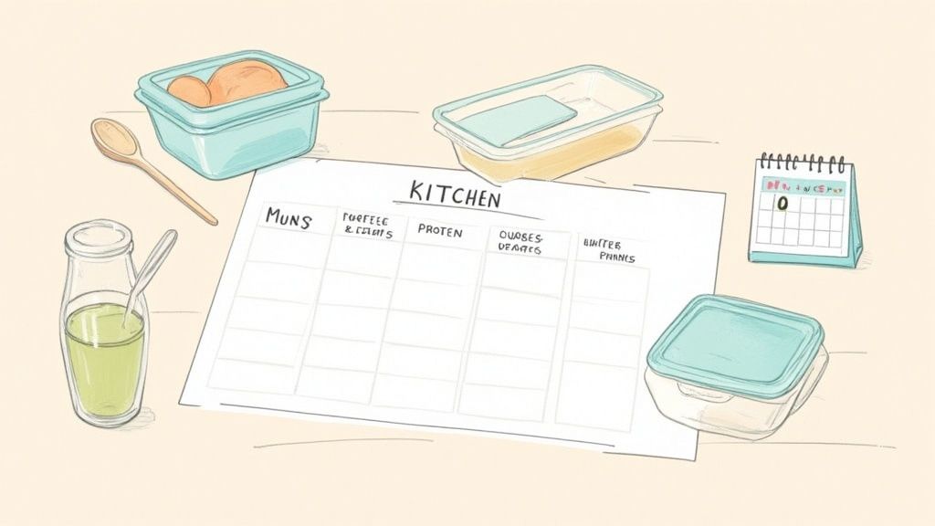 Meal Planning und Batch Cooking