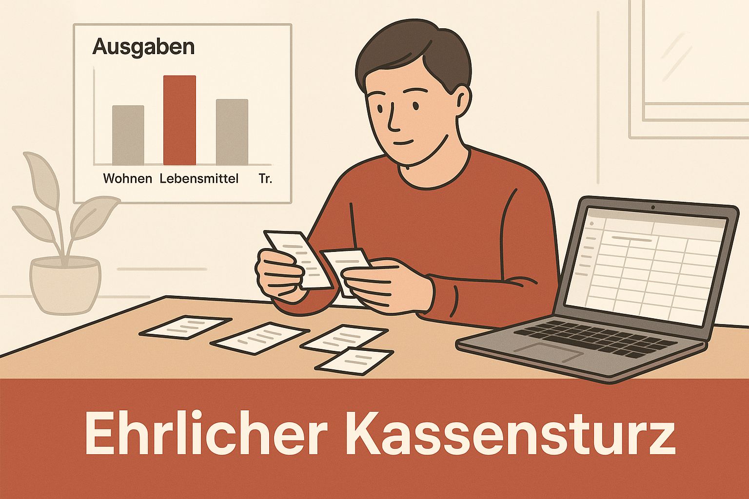 Infographic about mit wenig geld auskommen