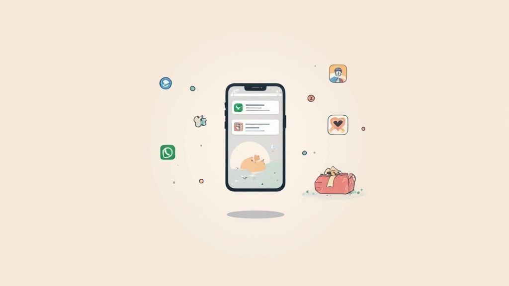 QR-Code zum Beitreten der WhatsApp- und Telegram-Kanäle für exklusive Babyartikel-Deals