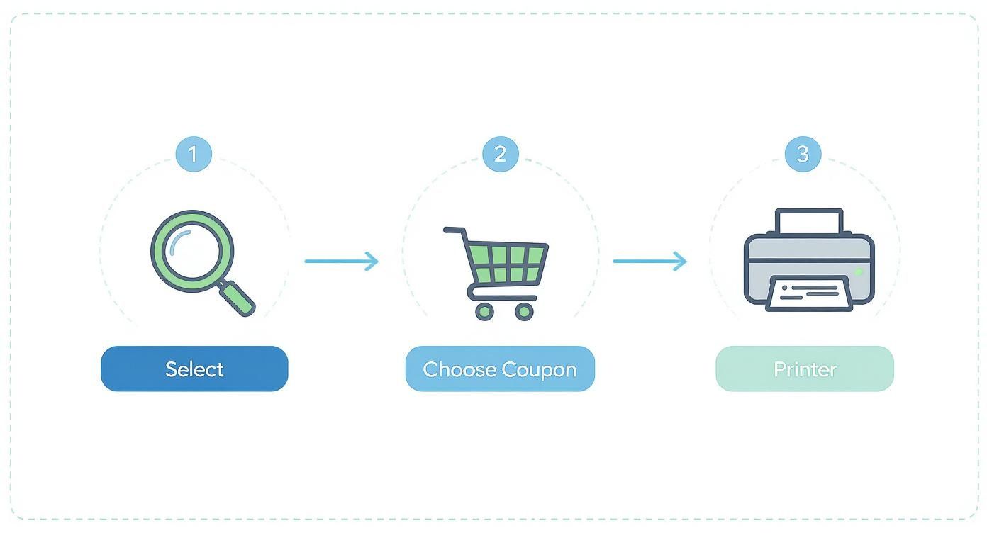 Infographic about couponing zum ausdrucken
