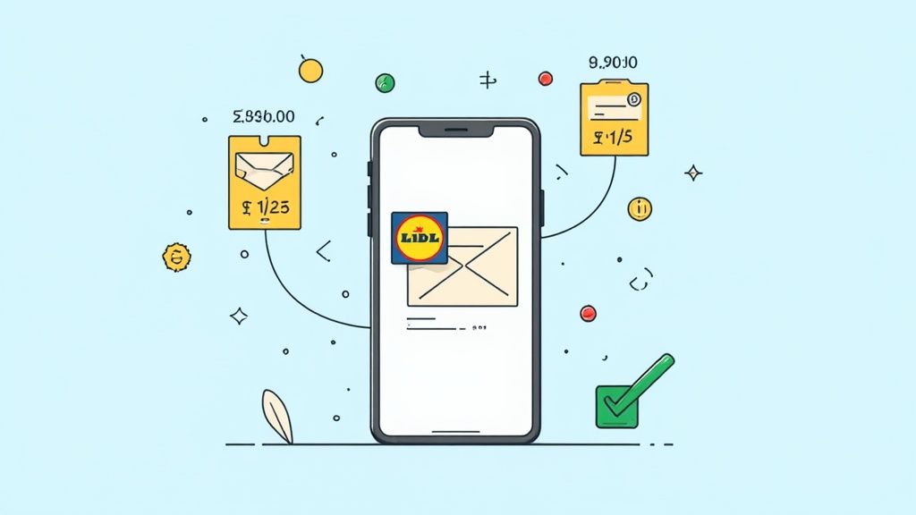 Eine Frau sitzt mit einem Laptop auf dem Sofa und sucht online nach Angeboten.