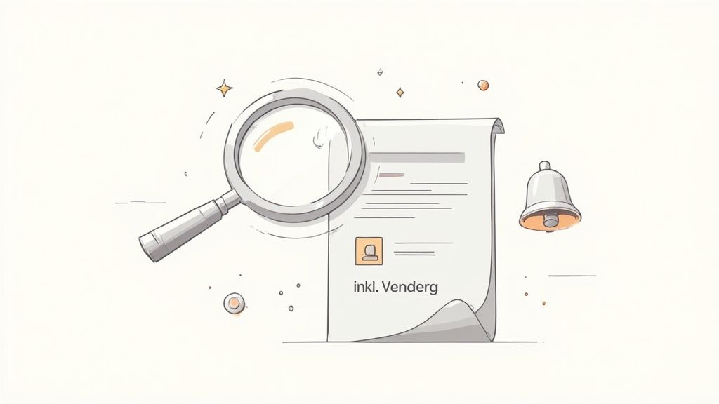 Eine Person sucht auf ihrem Smartphone nach Kleinanzeigen, während sie eine Tasse Kaffee trinkt.