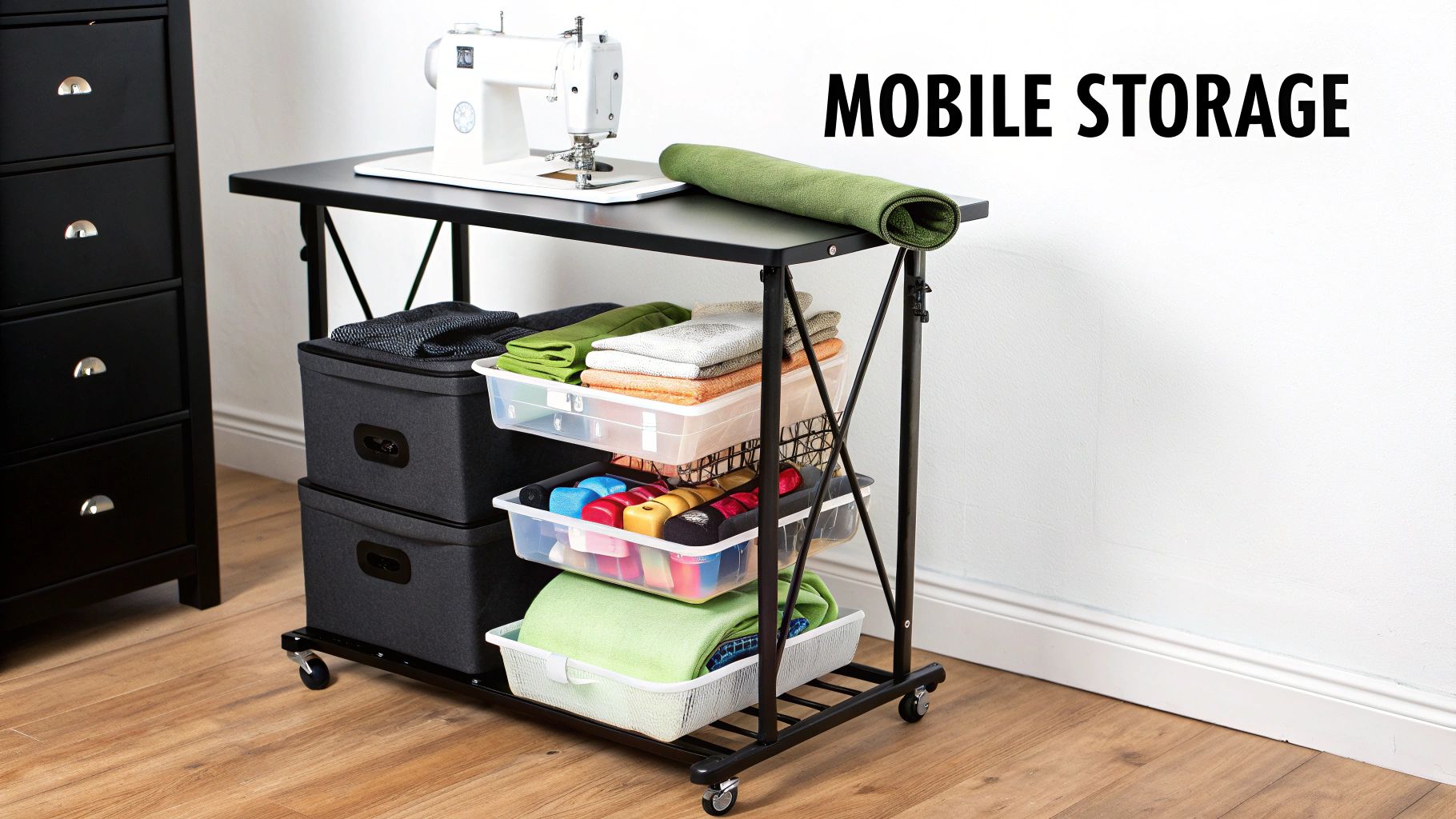 Rolling Carts with Multiple Drawers