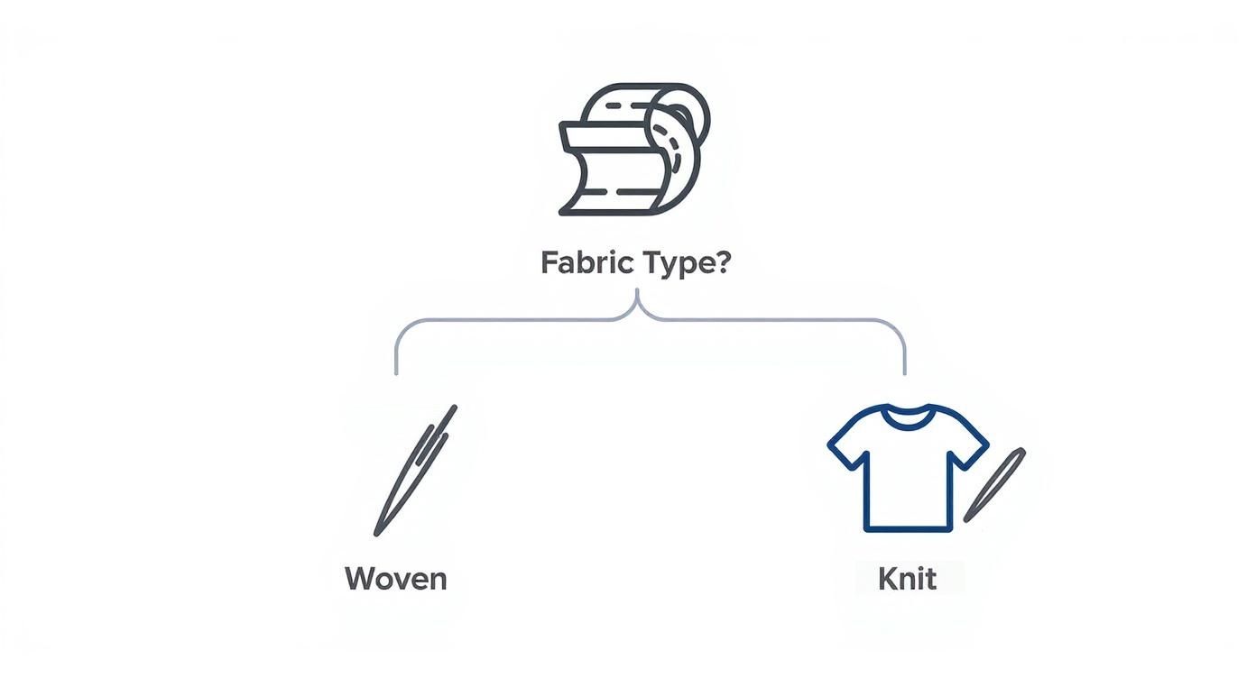 Infographic about sewing machine needle guide