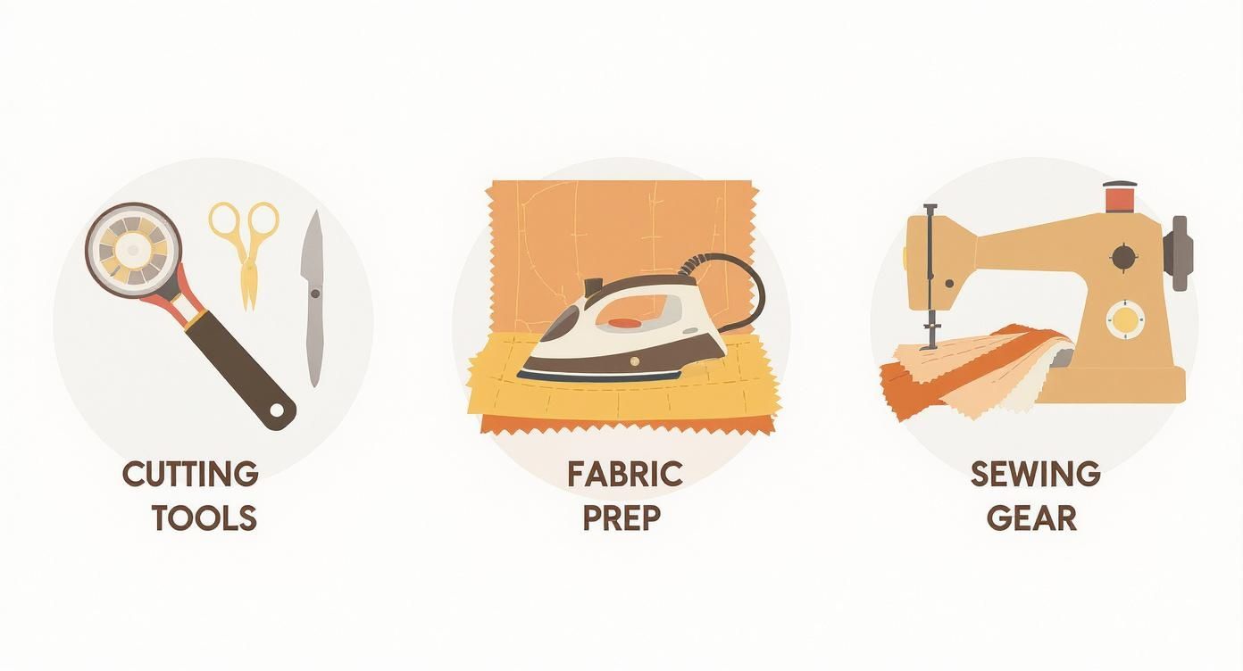 Infographic about how to t shirt quilt instructions