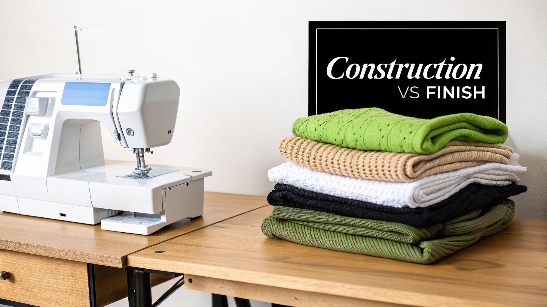 A sewing machine and a serger side by side, highlighting their distinct designs.