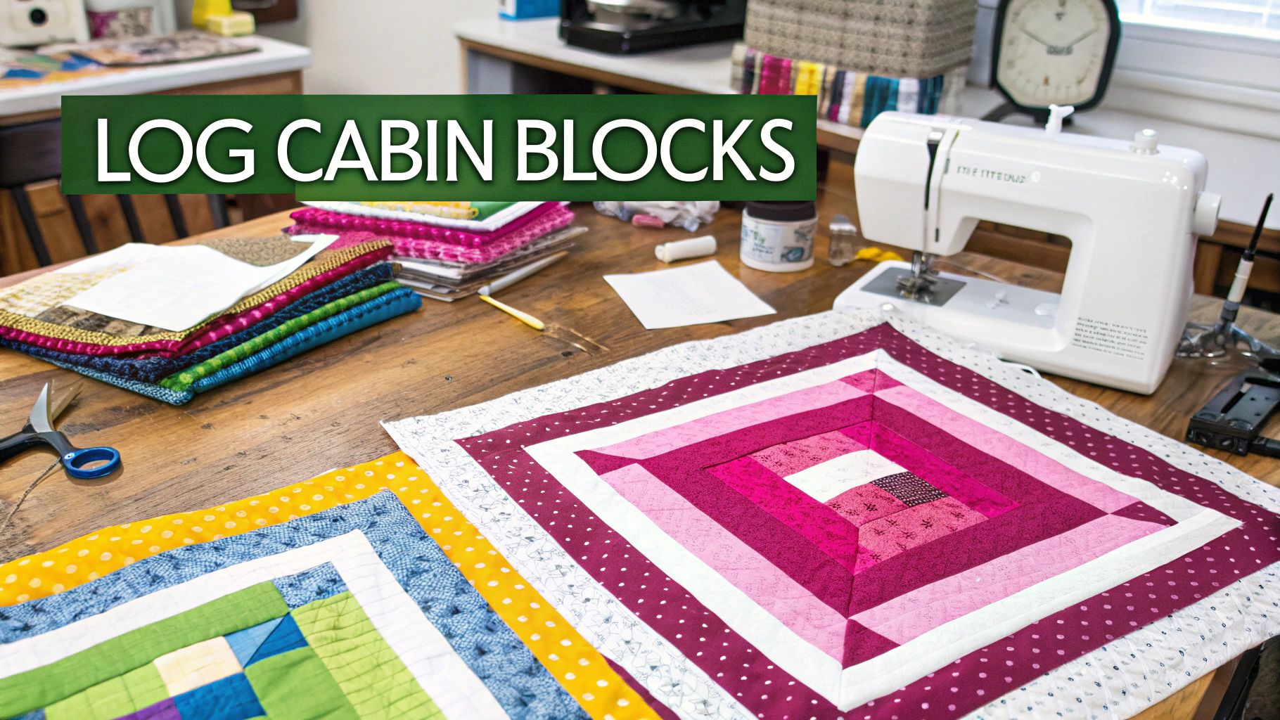 Log Cabin Quilt Blocks