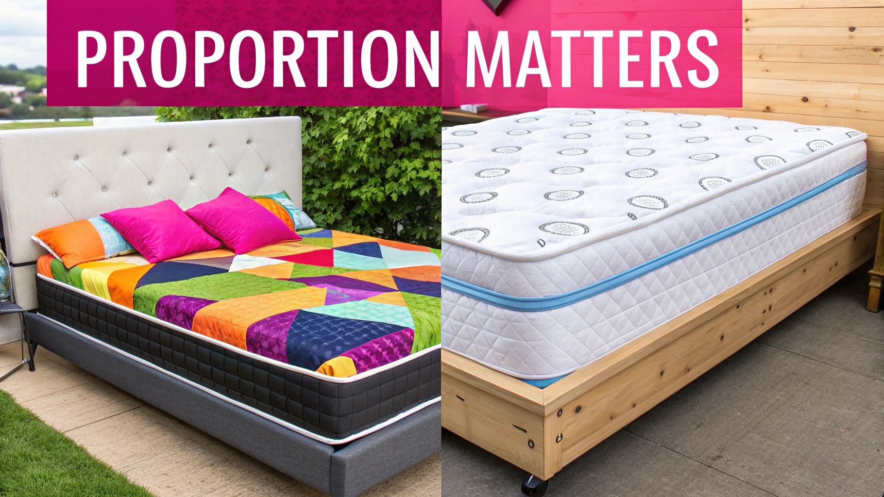 A beautifully draped quilt over a modern bed, showcasing how the drop length complements the bedroom's style.