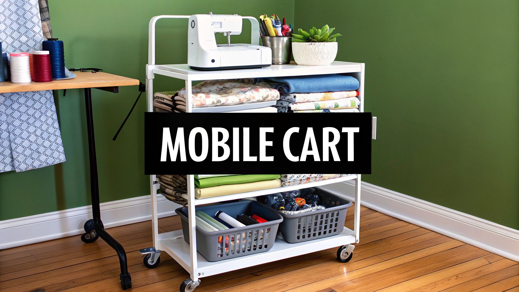 Rolling Cart Mobile Storage
