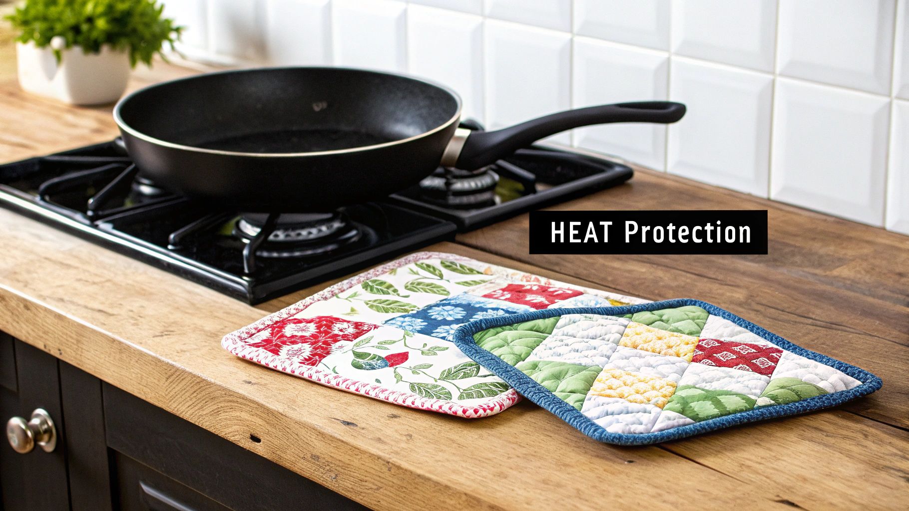 Quilted Potholders and Trivets