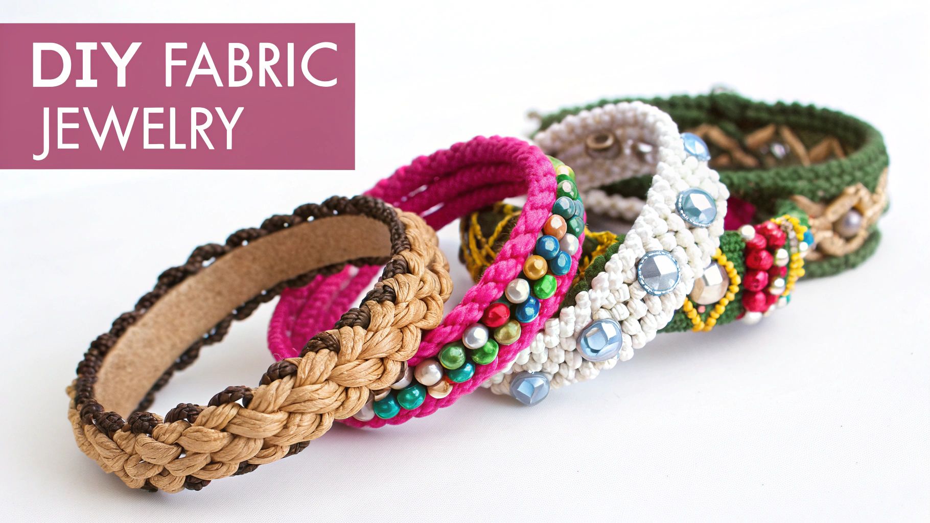 Fabric Scrap Jewelry and Accessories